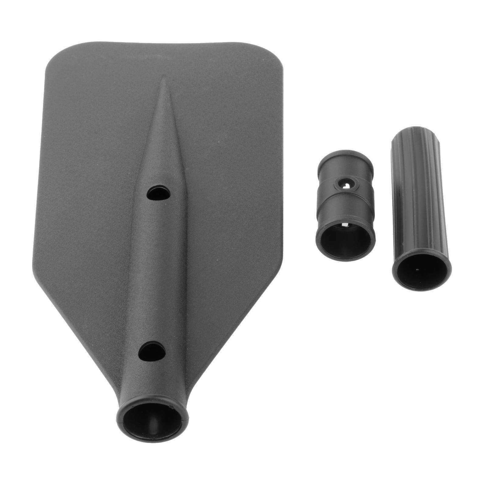 Rubber Kayak Canoe Paddle Blade Leaf Attachment Parts Accessories Black