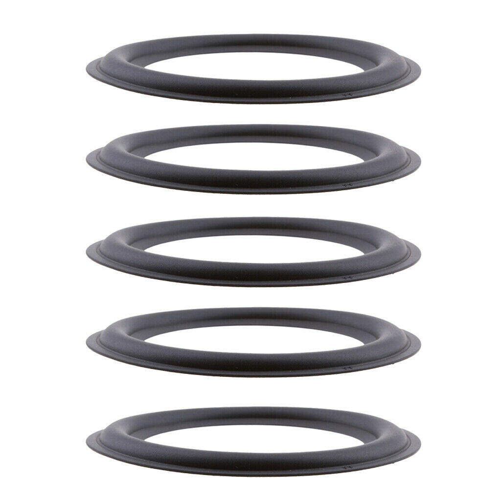 5 Pieces Speaker Repair Parts Rubber Washer (5 Inch)
