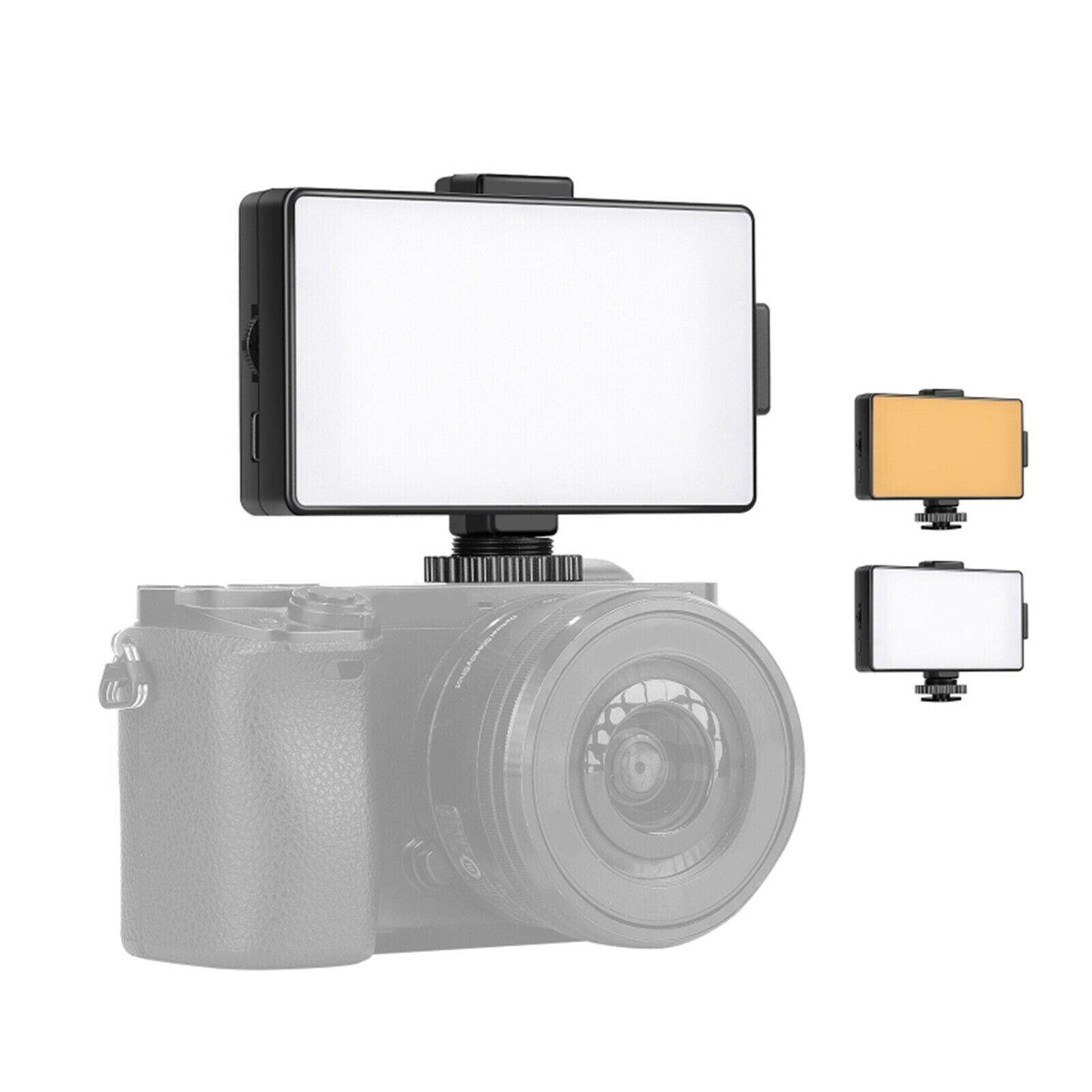 Mini On-Camera Video Light Rechargeable Supplies for DSLR Cameras Shooting