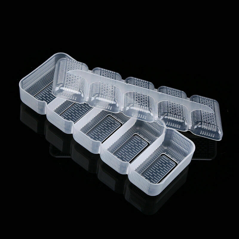 100℃ Sushi 5 Roll Maker Kit Rice Plastic Mold Mould Kitchen Non-stick DIY Set