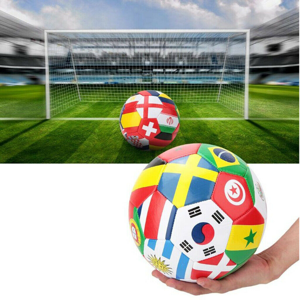 Size 5 Football Soccer Training/Match Ball For Adults & Kids- National Flag
