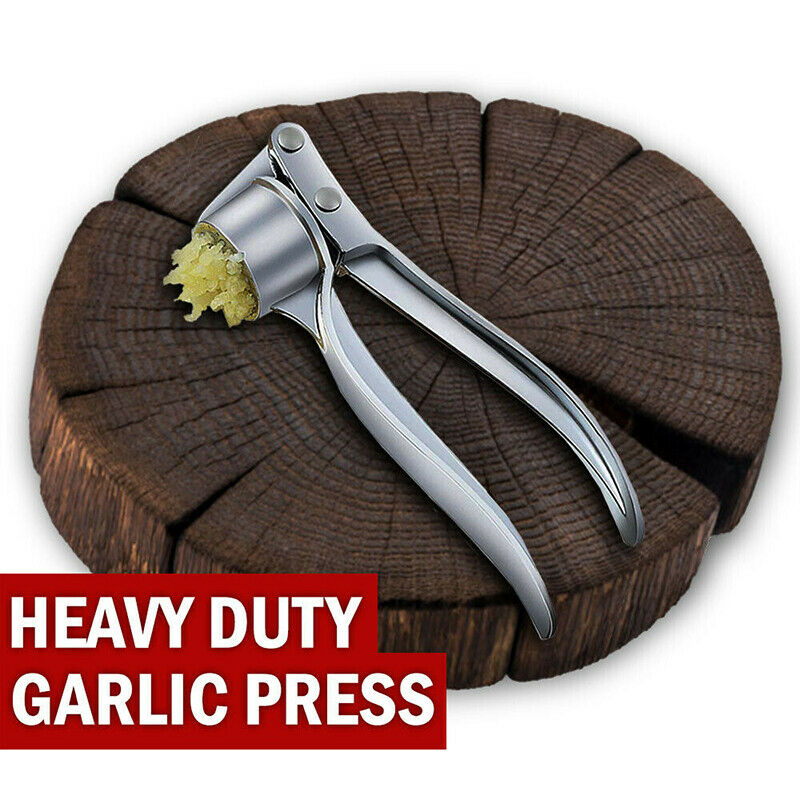 Garlic Press Crusher Mincer Chopper Peeler Squeeze Cutter Stainless Steel.l8