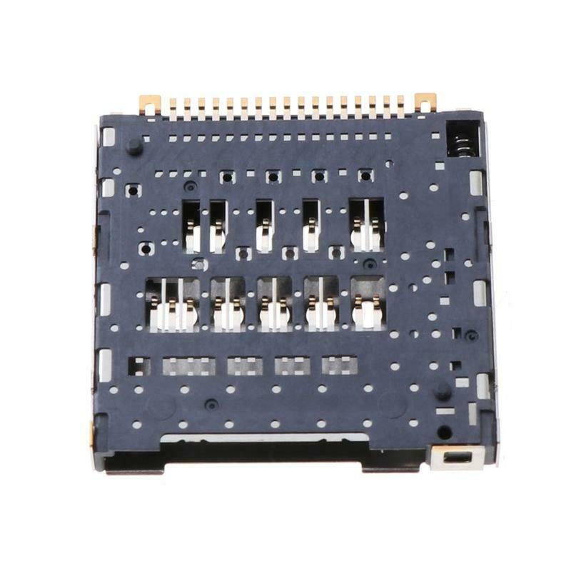 Metal Memory Card Slot Socket Replacement Parts for NS Switch Console Host
