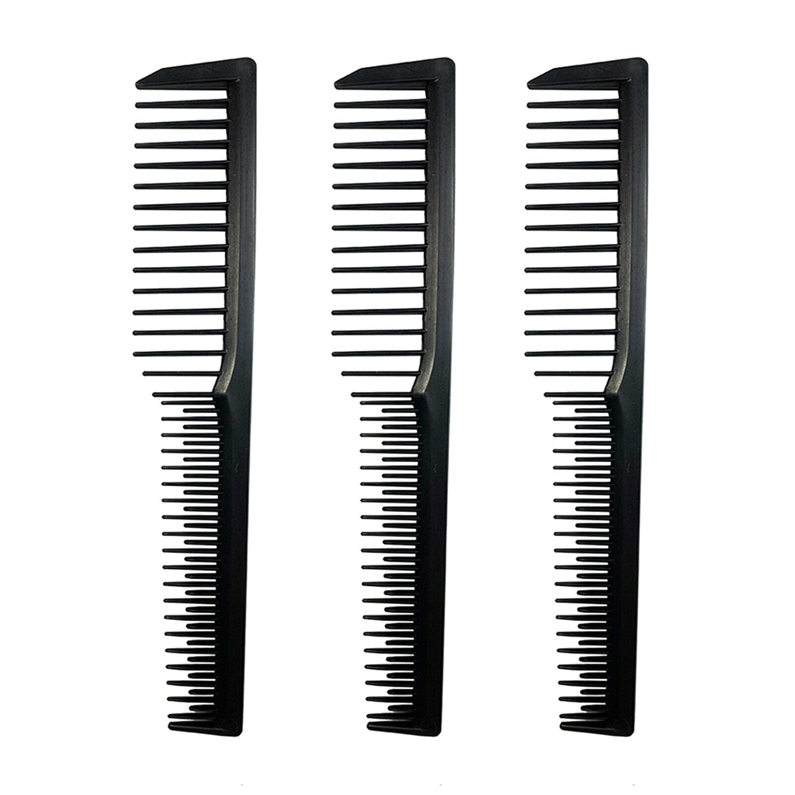 Anti-static Carbon Fibre Barber Comb Hairdressing Comb Tools Black Gadgets