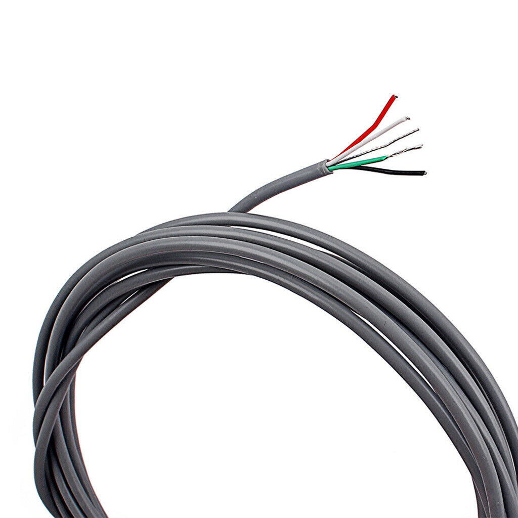 Shielded 5-Conductor Guitar Circuit Wire hookup wiring 10-Foot 26 AWG ,Black