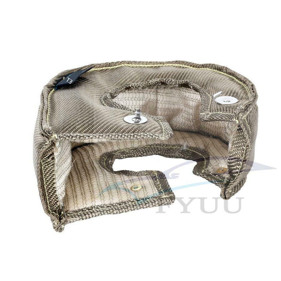T3 GT30 Titanium Silica Wire Turbo Blanket Heat Shield Turbocharger Cover Wrap