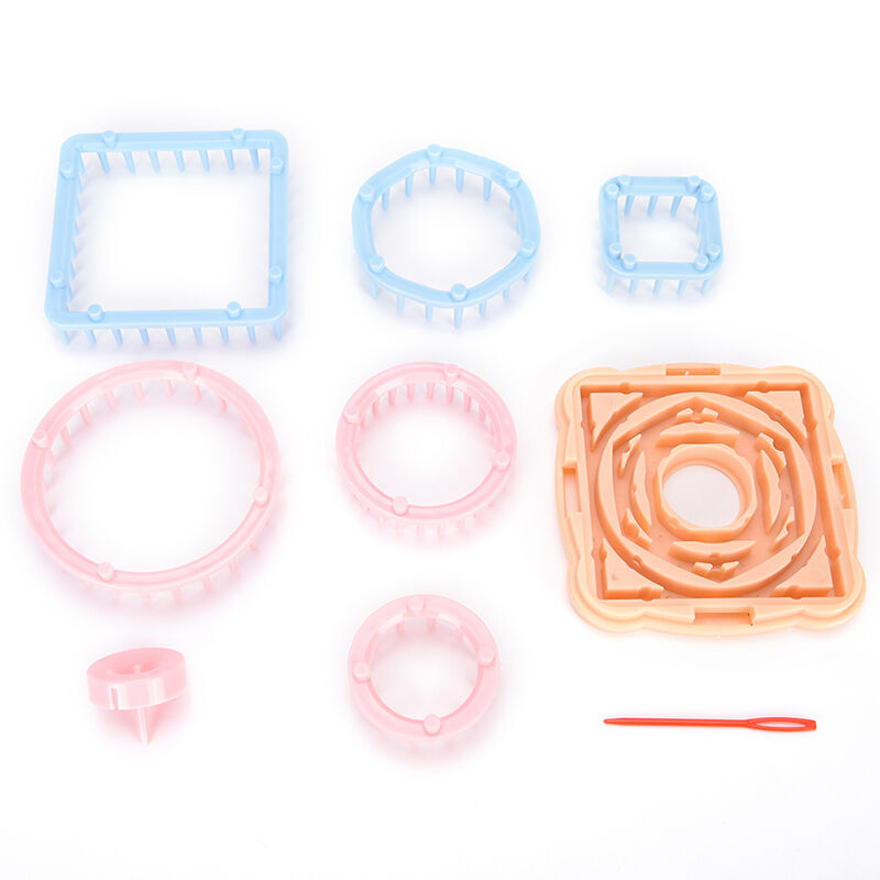 9X Knitting Loom Flower Daisy Pattern Maker Wool Yarn Needle Loom Sewing Tool BD