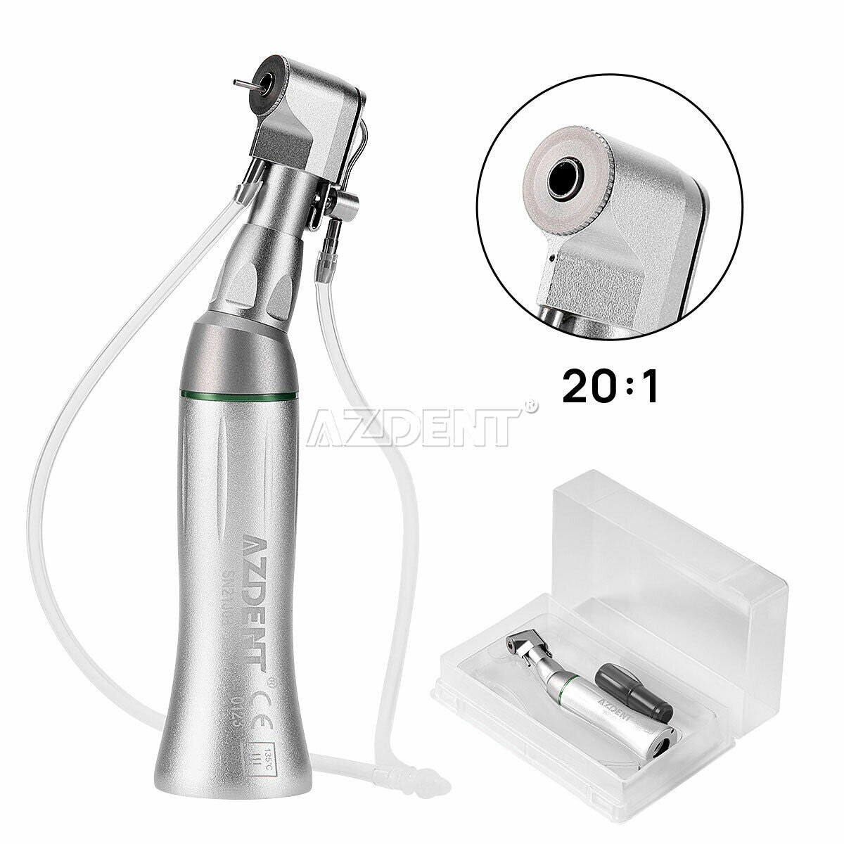 Dental Implant Motor 20:1 Reduction Contra Angle latch Handpiece Fit NSK E-Type