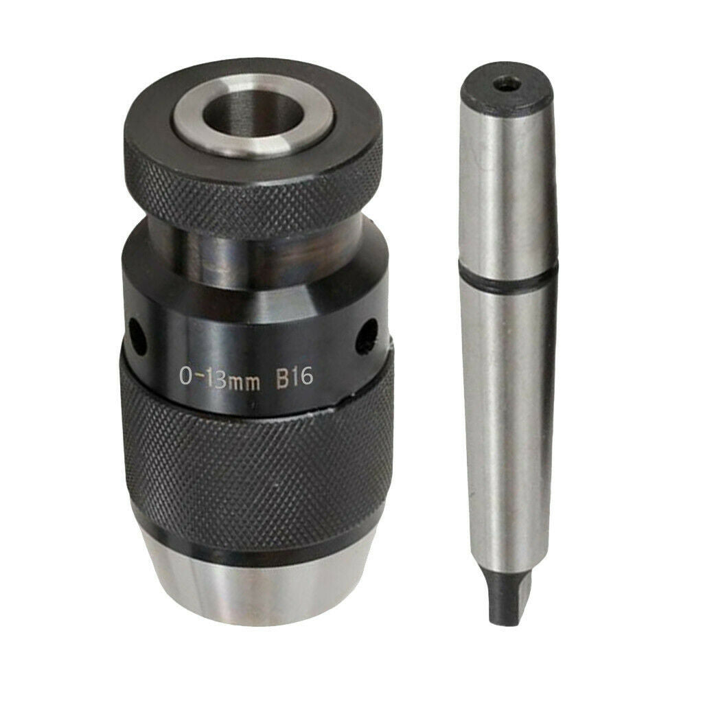 0-13mm Drill Steel Portable Chuck Accurate MT2-B16 Arbor Machine Tools Lathe