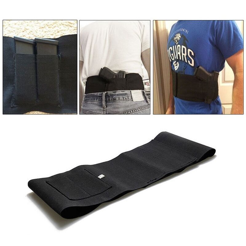 New Gun Holster With Double Magazine Pouches for Glock 17 19 22 23 25 30 31 32