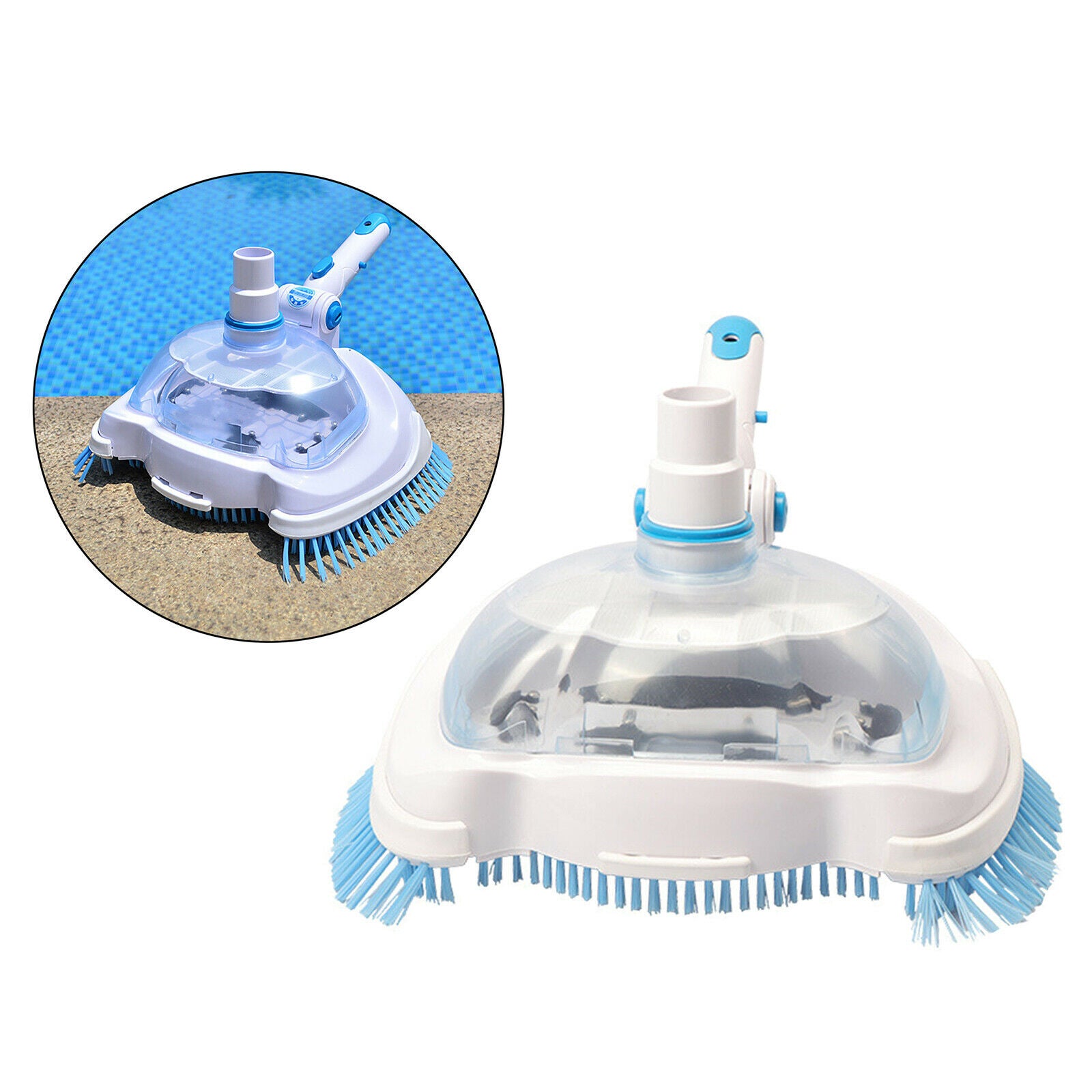 1pc Heavy Duty Swimming Pool Vacuum Brushing Head Universal Cleaning Tool