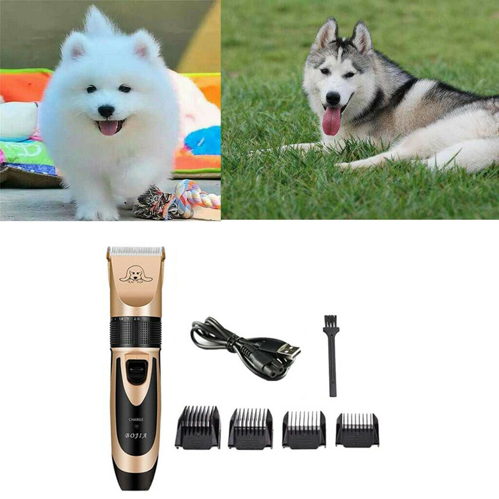 Dog Cats Hair Trimmer Shaver Cordless Clippers 1200mAh Professional 5-gear