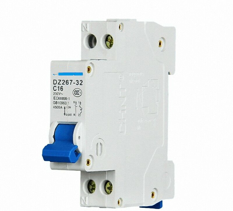 New Circuit Breaker 1P+N C 32Amp Dpn Dz267-32 Ac230V 4.5Ka