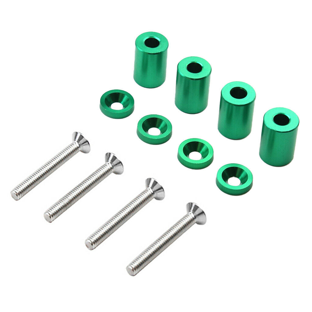 Alloy Hood Vent Spacer Riser Kits For All Turbo  Engine  Motor Swap  Green