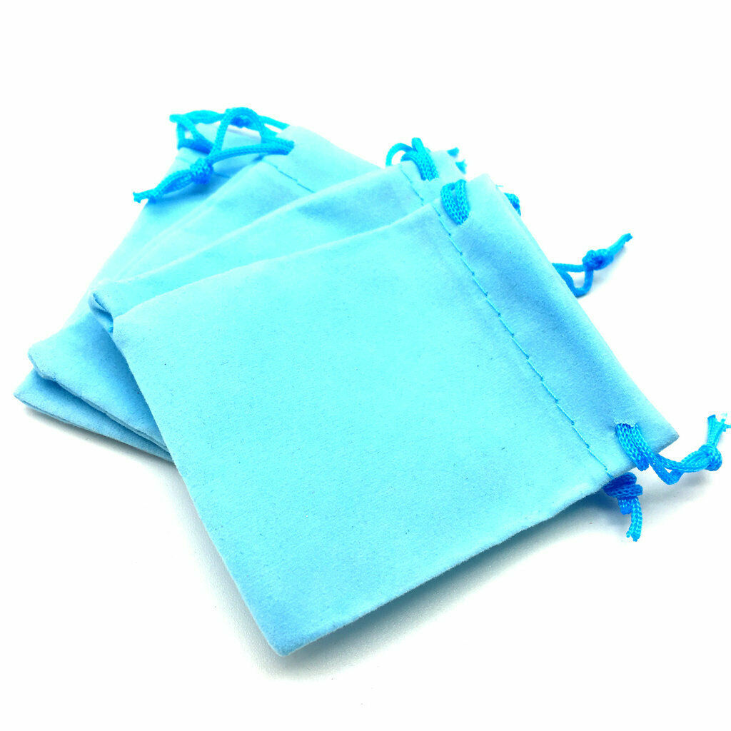 100Pcs Mini Soft Velvet Drawstring Pouch Wedding Favor Pouch Xmas Gift Bags