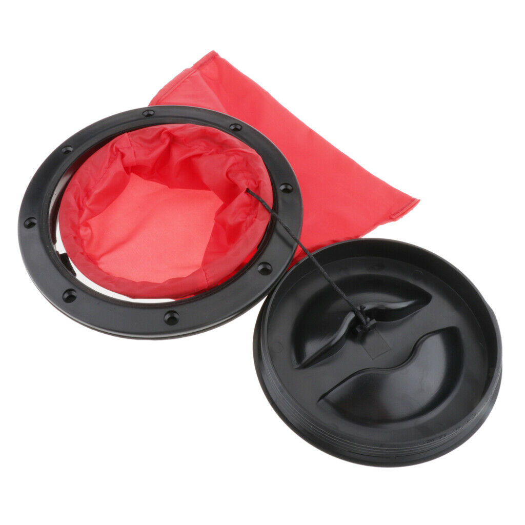 Lightweight Kayak Deck Plate with Cat Bag for Kayaks Boat Accessories 6inch