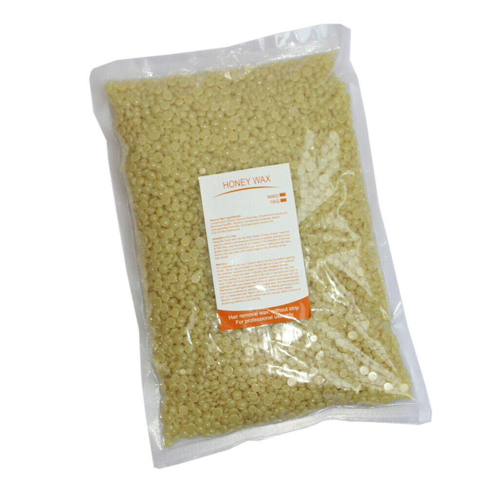 3 Bags 17.5Oz Hard Wax Beans Hair Removal Depilatory Home Back Bikini Waxing