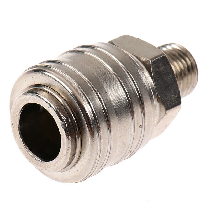 6Pcs EURO Air Line Hose Compressor Fitting Connector Quick Release Set 1/4"BDAU
