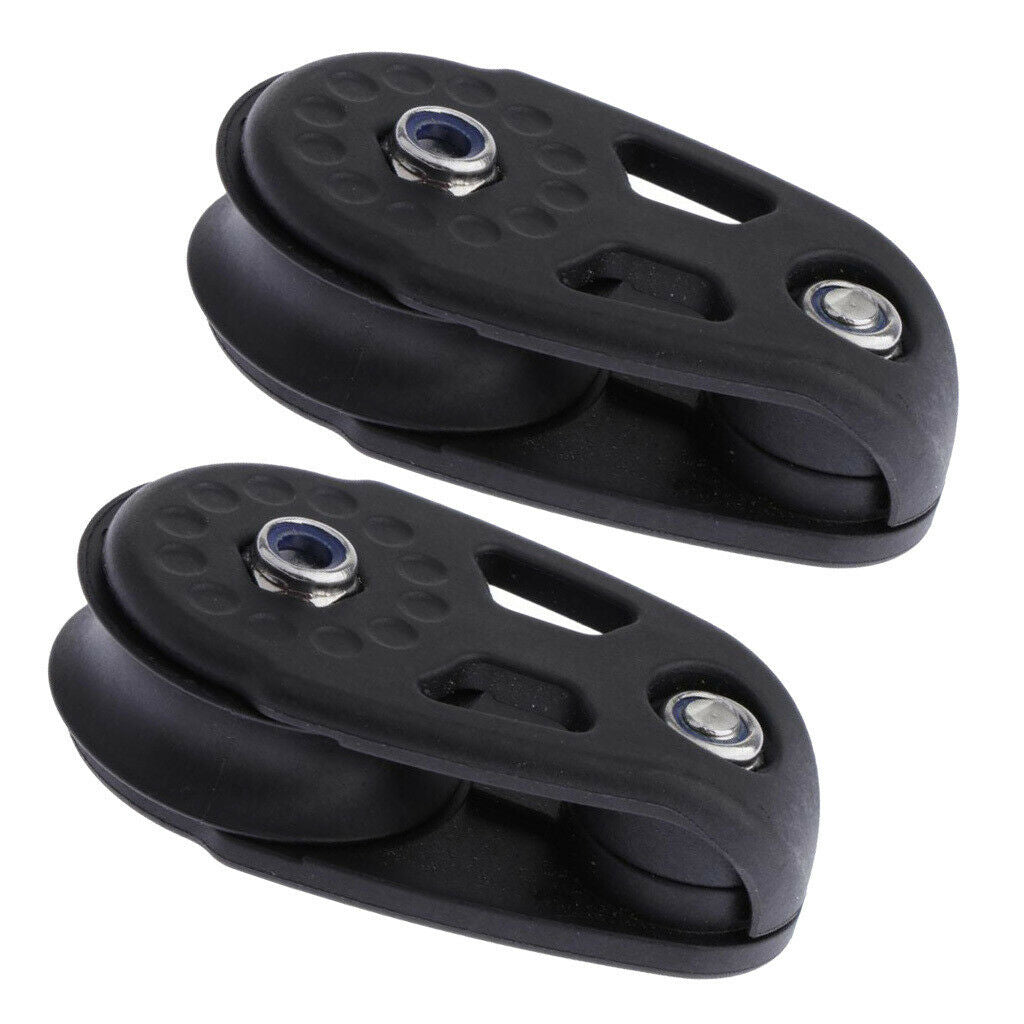2 Packs Kayak Boat Pulley Block Marine Sheave Lifting Wheel Accessories