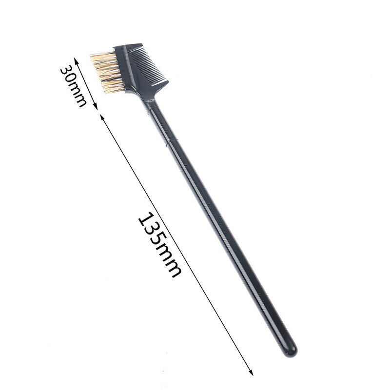 1Pcs Eyebrow Comb Double-Sided Dual Purpose Makeup Brush Eyelash Comb Cos.l8