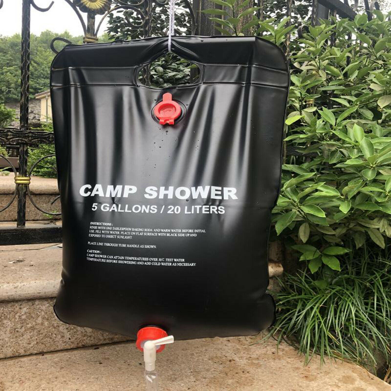 20L Folding Portable Solar Camping Shower Bag for Outdoor Hiking Hydration