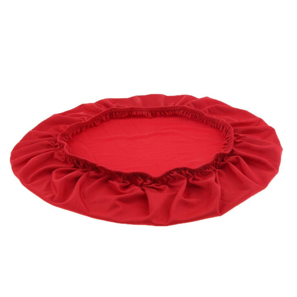 3Pcs Red Dustproof Round Square Chair Seat Covers Kitchen Chair Seat Cushion
