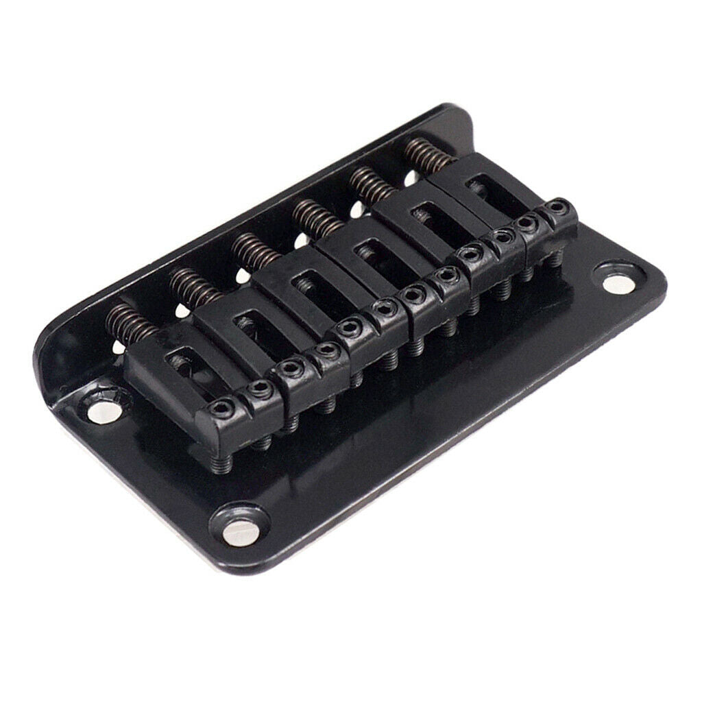 Standard Bass Bridge 6-String 78 mm Metal Zinc Alloy Black