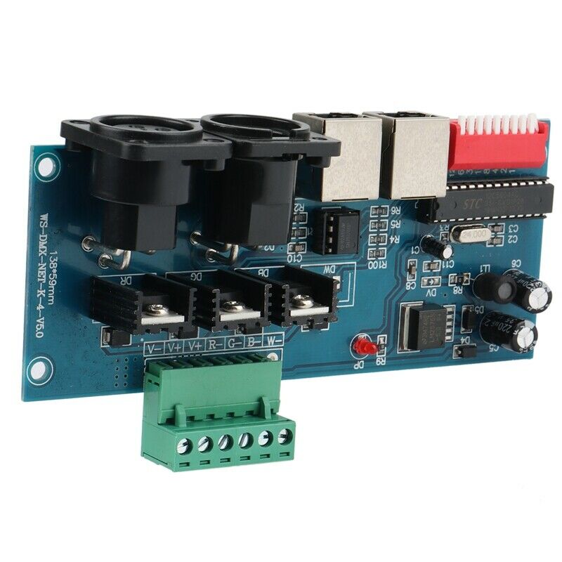 DMX512 Controller LED DMX512 Decoder RGB 3CH Controller Strip DMX-NET-K-3CH-BAZ4