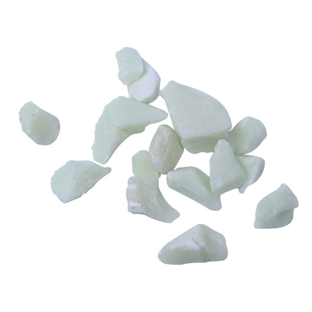 100g Glow in The Dark Pebbles Luminous Stones for Walkway Garden Decor Blue