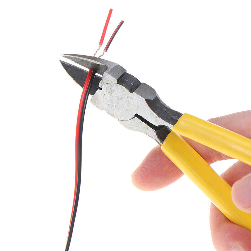 6" Flush Cut Side Cutters Plier Cutting Pliers PVC Handle Wire Cutter~$ MiSJCA