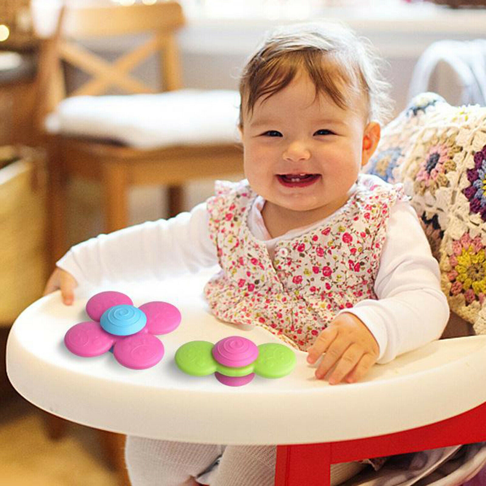 Suction Cup Spinning Top Table Game Baby Sucker Gyros Toys Fridge Magnet