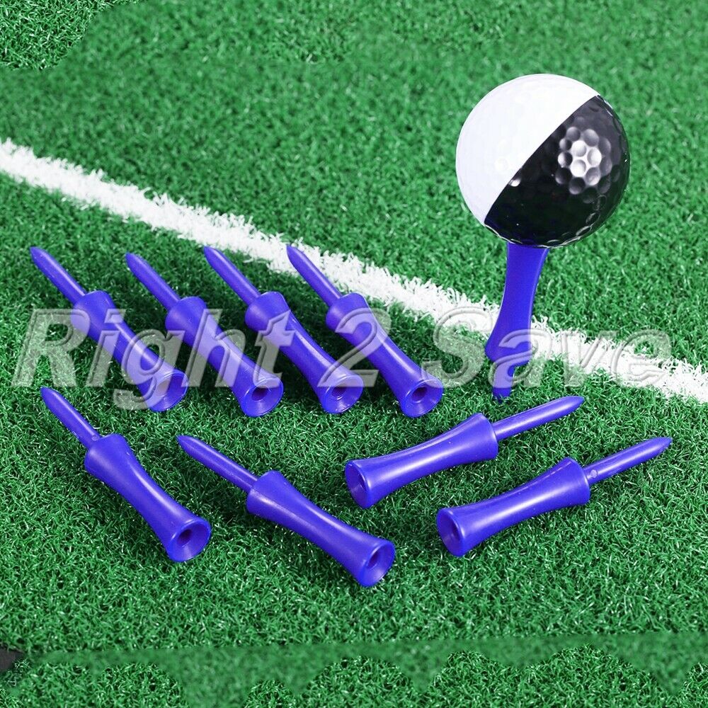 68mm 100Pcs Plastic Step Down Golf Tees Graduated Castle Tee Height Control