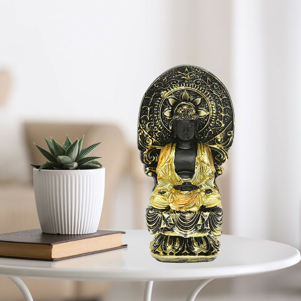 Chinese Guan Yin Buddha Statue Meditation Yoga Home Ornament Feng Shui Gifts