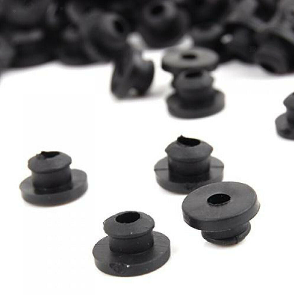 200 Pack 3mm Soft Tattoo Needles Rubber Grommets Bar Nipples Tattoo Parts Supply