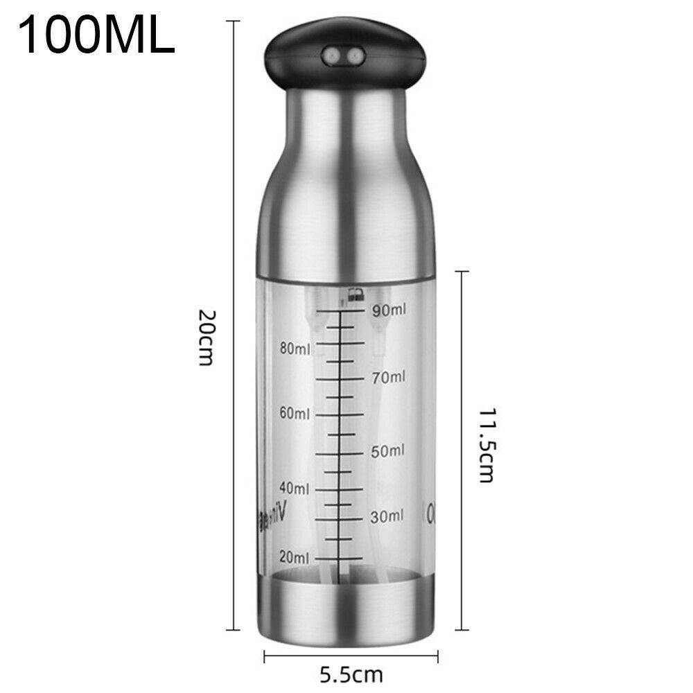 Cooking Oil Spray Bottle Stainless Steel Household Vinegar Soy Condiment Bottle