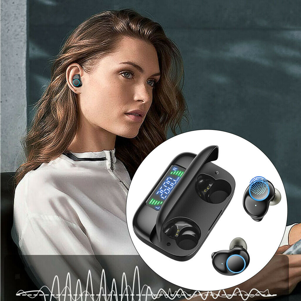 Wireless Earbuds Built in Mic Noise Cancelling Headset for Sport Workout