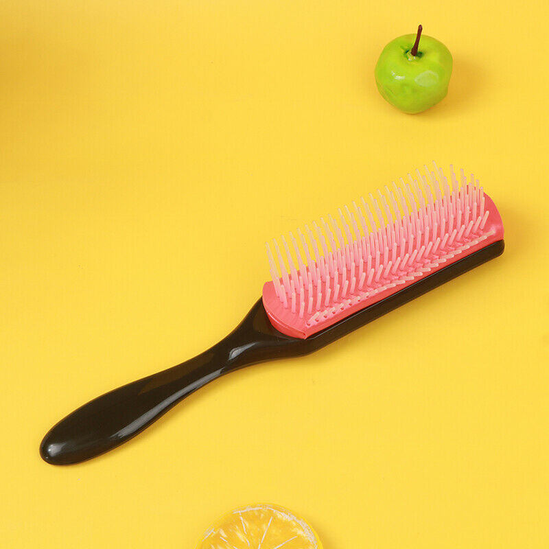 1pcs 9-Rows Detangling Hair Brush Scalp Massager Hair Straight Curly Hair.l8