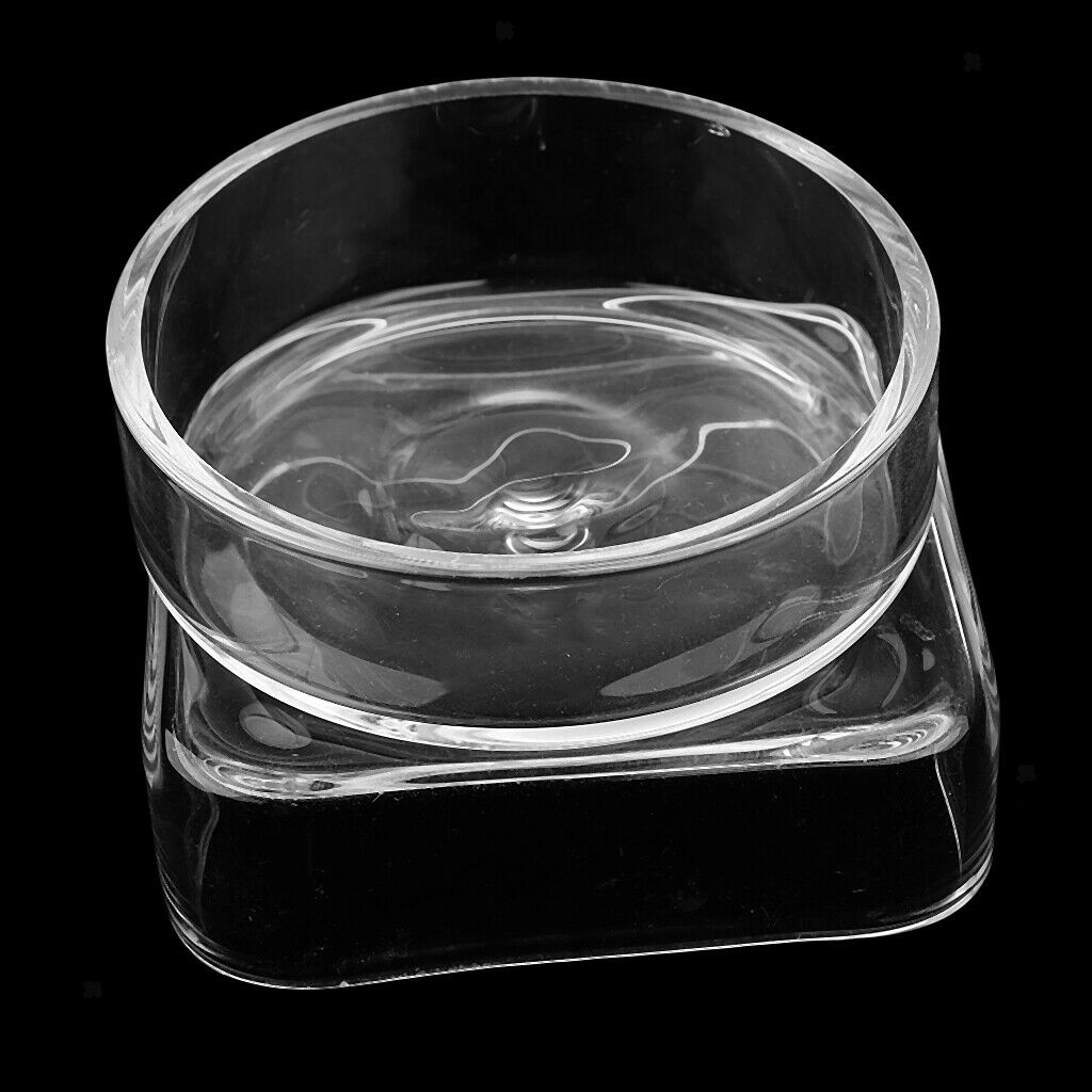 Pieces Transparent Fish Tank Shrimp Feeding Container Useful Pet Tray Round