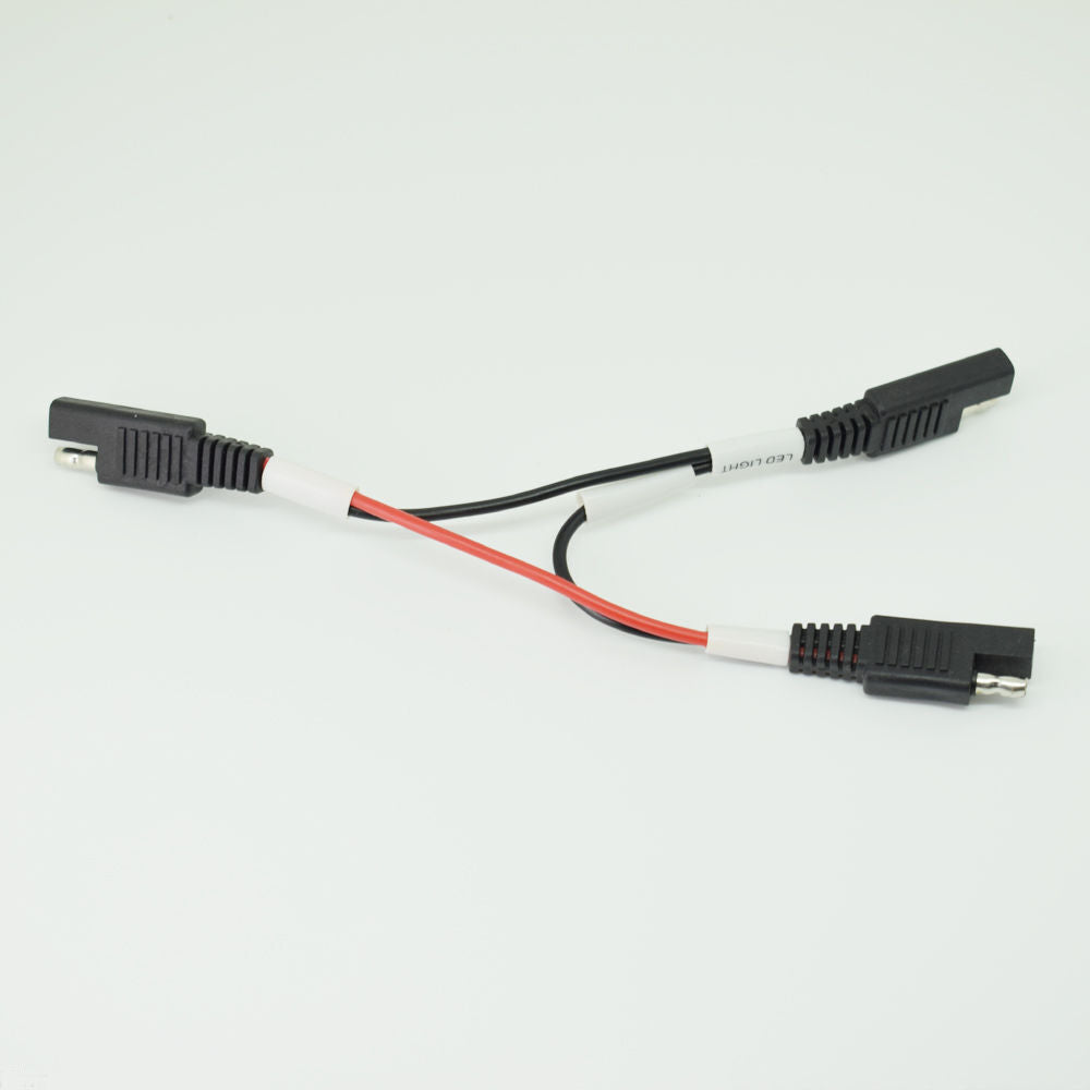 4x 18AWG Battery SAE Splitter 1 to 2 SAE Male to Female DC Power Splitter Cable