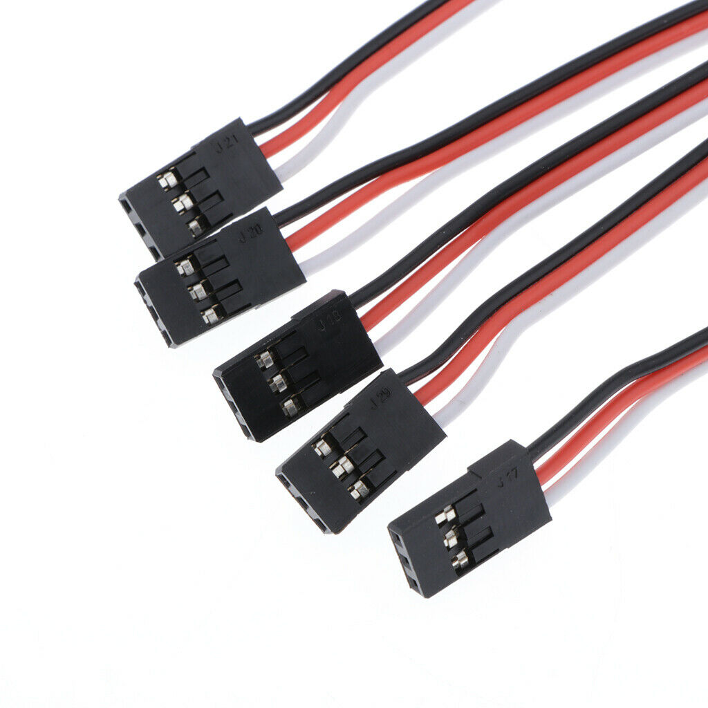 Male to Male Servo Steering Extension Wires Line 3-Color 200mm EU-D600-133