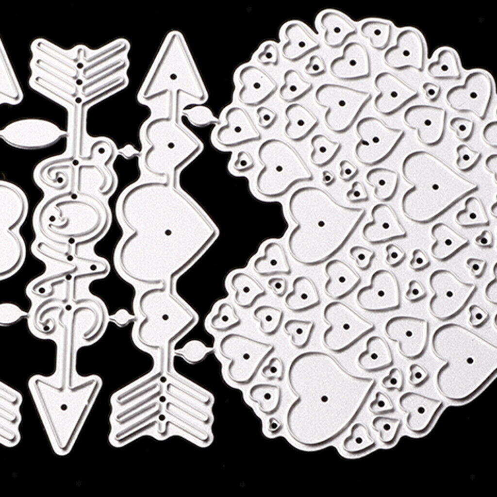 Love Heart Stencil Metal Cutting Dies DIY Scrapbooking Photo Album Decors
