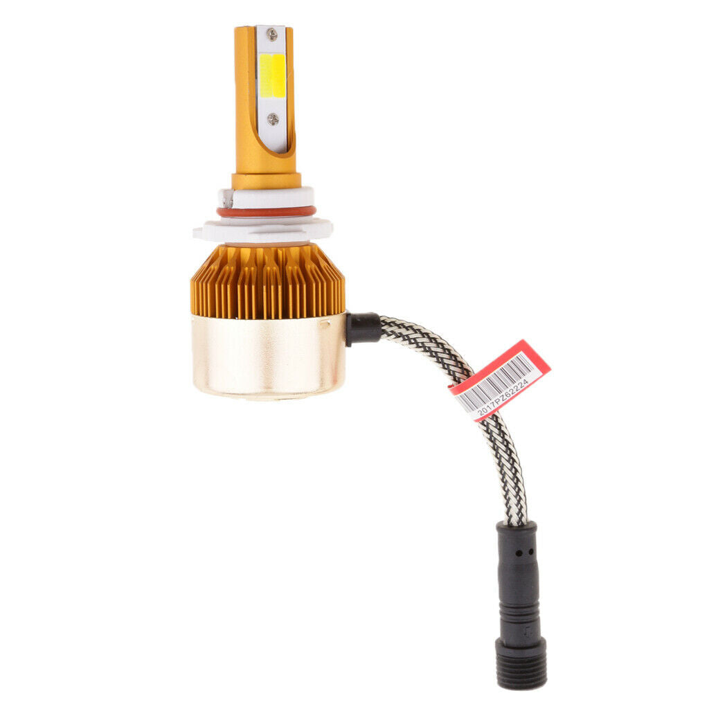 2 Pieces 9006 HB4 Dual Color Headlight Worklight Fog Light LED Aluminum Lamp