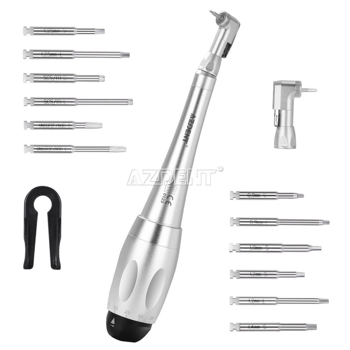 Dental Universal Implant Torque Llave de torsión Handpiece +12pcs Clé à molette