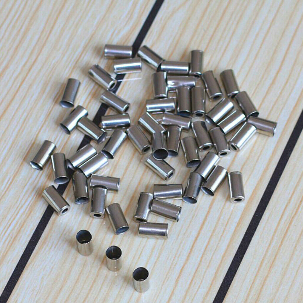 100pcs bicycle brake cable end   brake claws cable housing ferrules aluminum