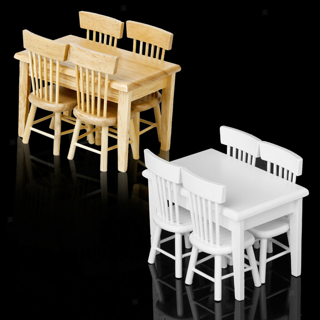 Handmade Furniture Wooden Realistic Scenes Pretend Play House Room Decor