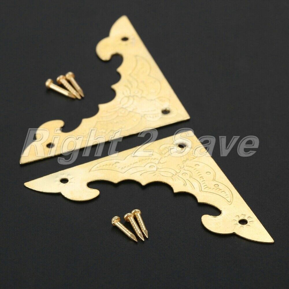 12x 40mm Jewelry Box Gift Wine Case Scrapbook Album Corner Protectors Decorative