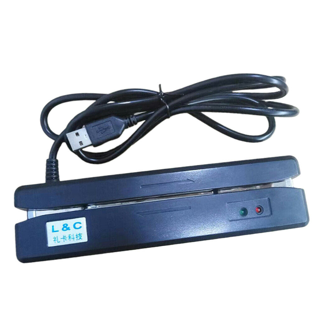 LC-402U 2 Track USB Magnetic Stripe Swipe Bank Credit Debit POS Card Reader