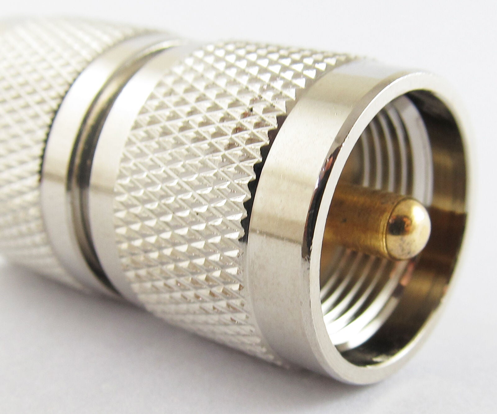 1pc UHF PL-259 Male to UHF PL259 Male Plug Straight RF Coaxial Connector Adapter
