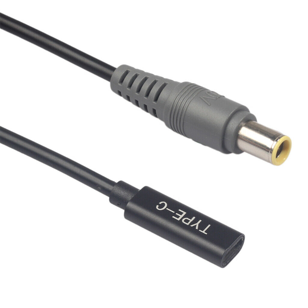 2x USB Type C Power Charger PD Charging Cable for Thinkpad X61S R61 T410