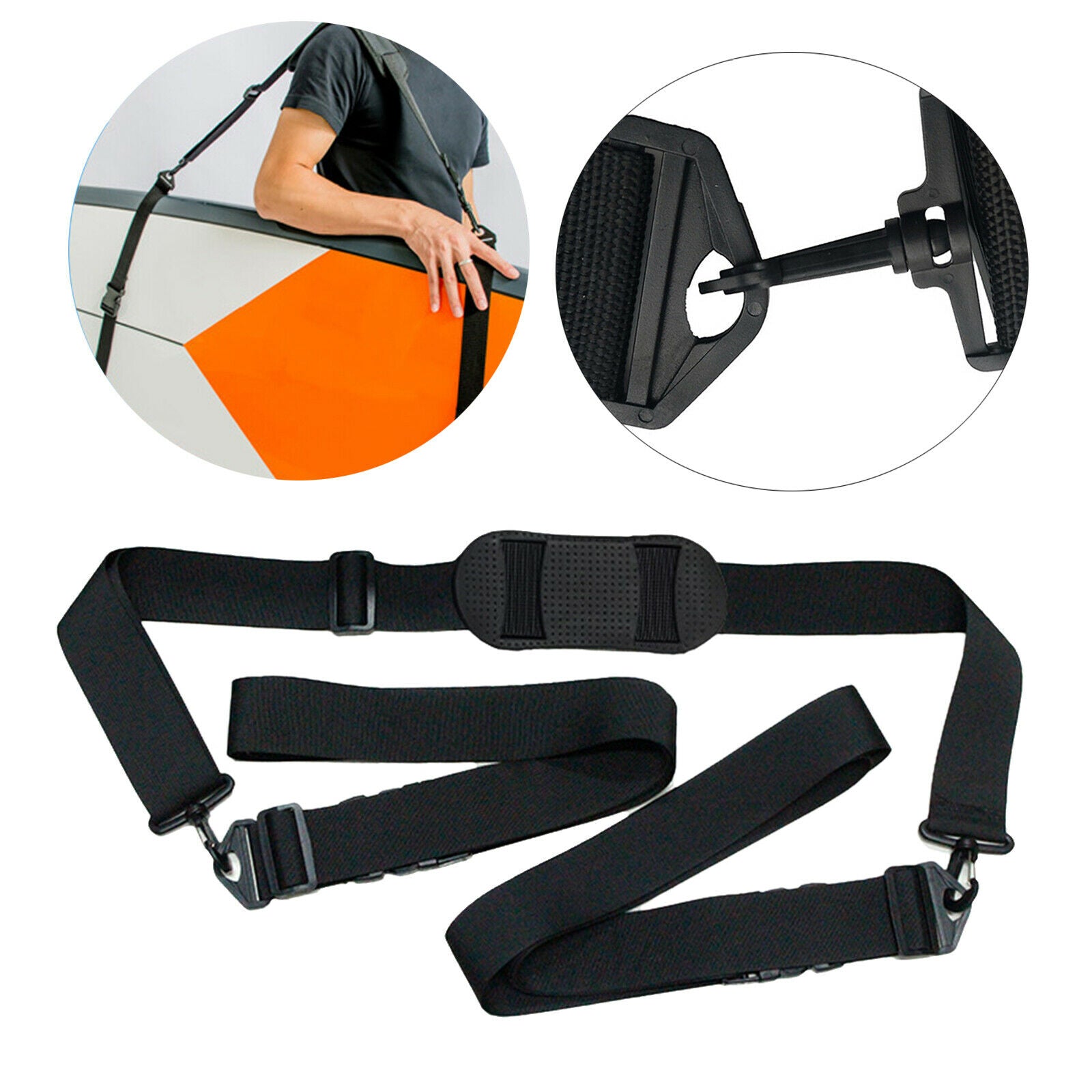 Universal Surfboard Shoulder Carry Sling Kayak Strap Surf Board Carrier Pads